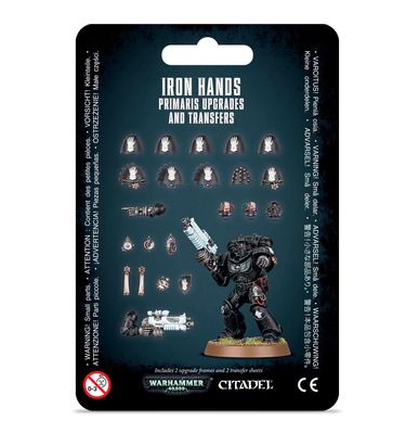 Space Marines: Iron Hands Primaris Upgrades