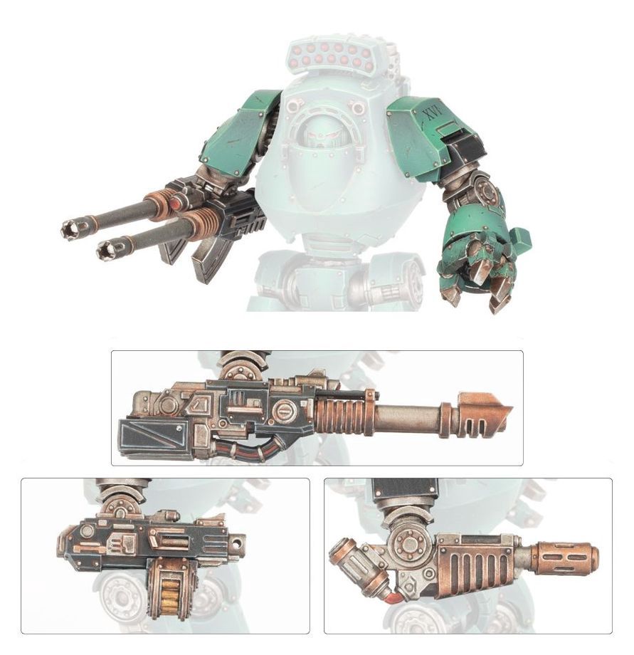 Warhammer the Horus Heresy: Contemptor Dreadnought Weapons Frame 1