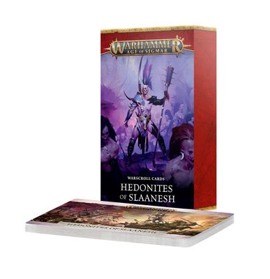Hedonites of Slaanesh: Warscroll Cards