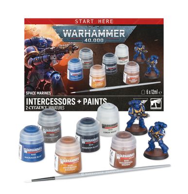 Space Marines: Intercessors and Paints