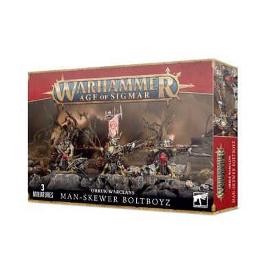 Orruk Warclans: man-Skewer Boltboyz