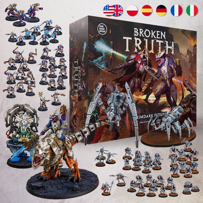 One Page Rules: Grimdark Future Broken Truth 2-Player Battle Box