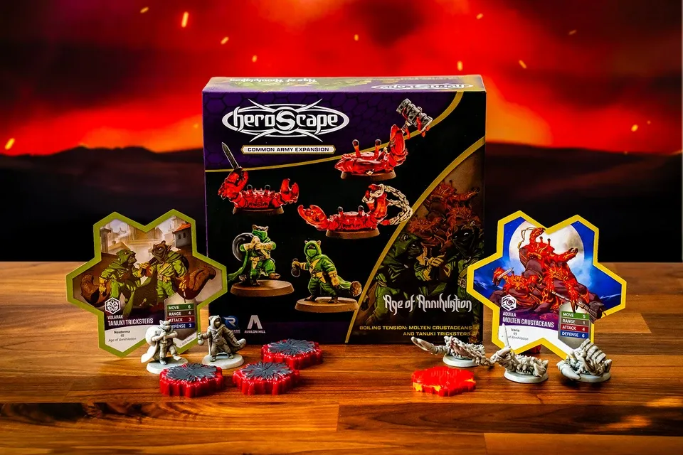 Heroscape: BT Molten Crustaceans/Tanuki