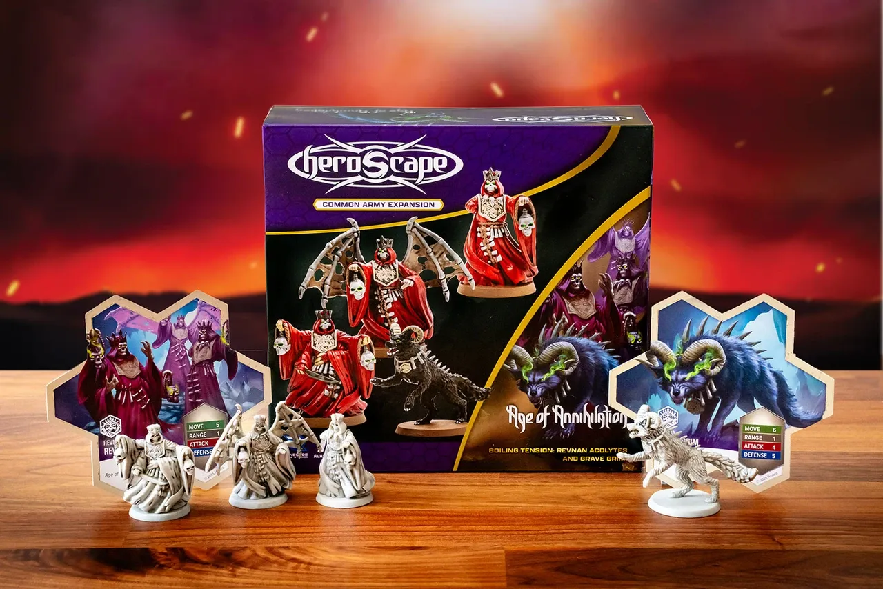 Heroscape: BT Revnan Acolytes &amp; Grave Grim