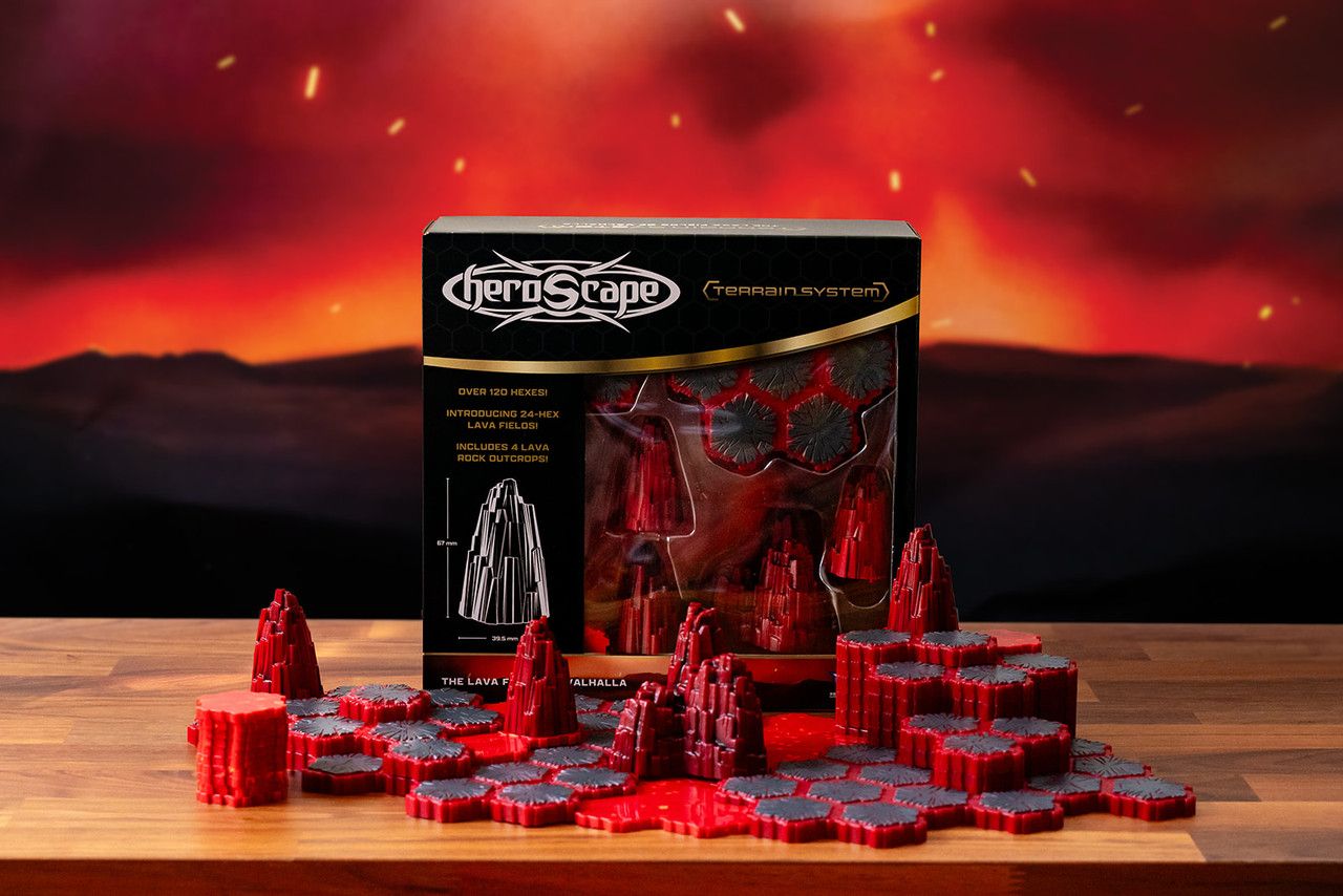 Heroscape: BT Lava Fields Terrain