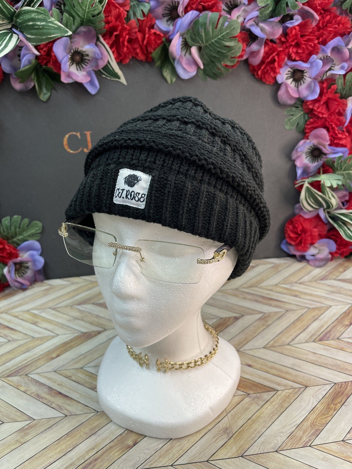 Unisex knit satin-lined beanie cap