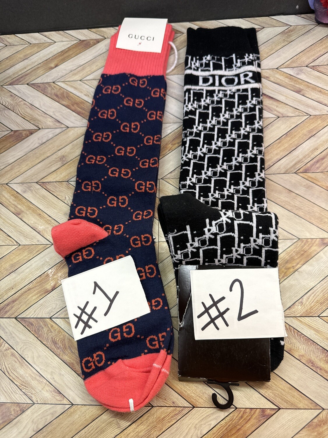 Long knee socks. Up to size men 10