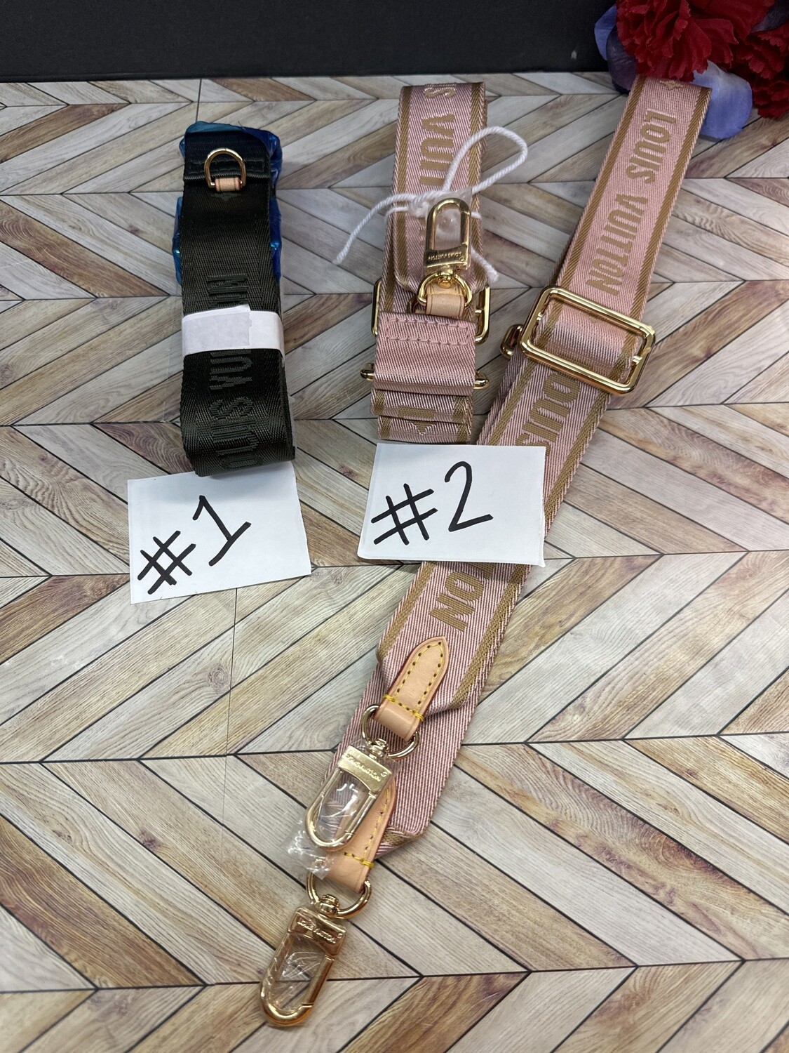 A1 quality- crossbody straps. With real leather