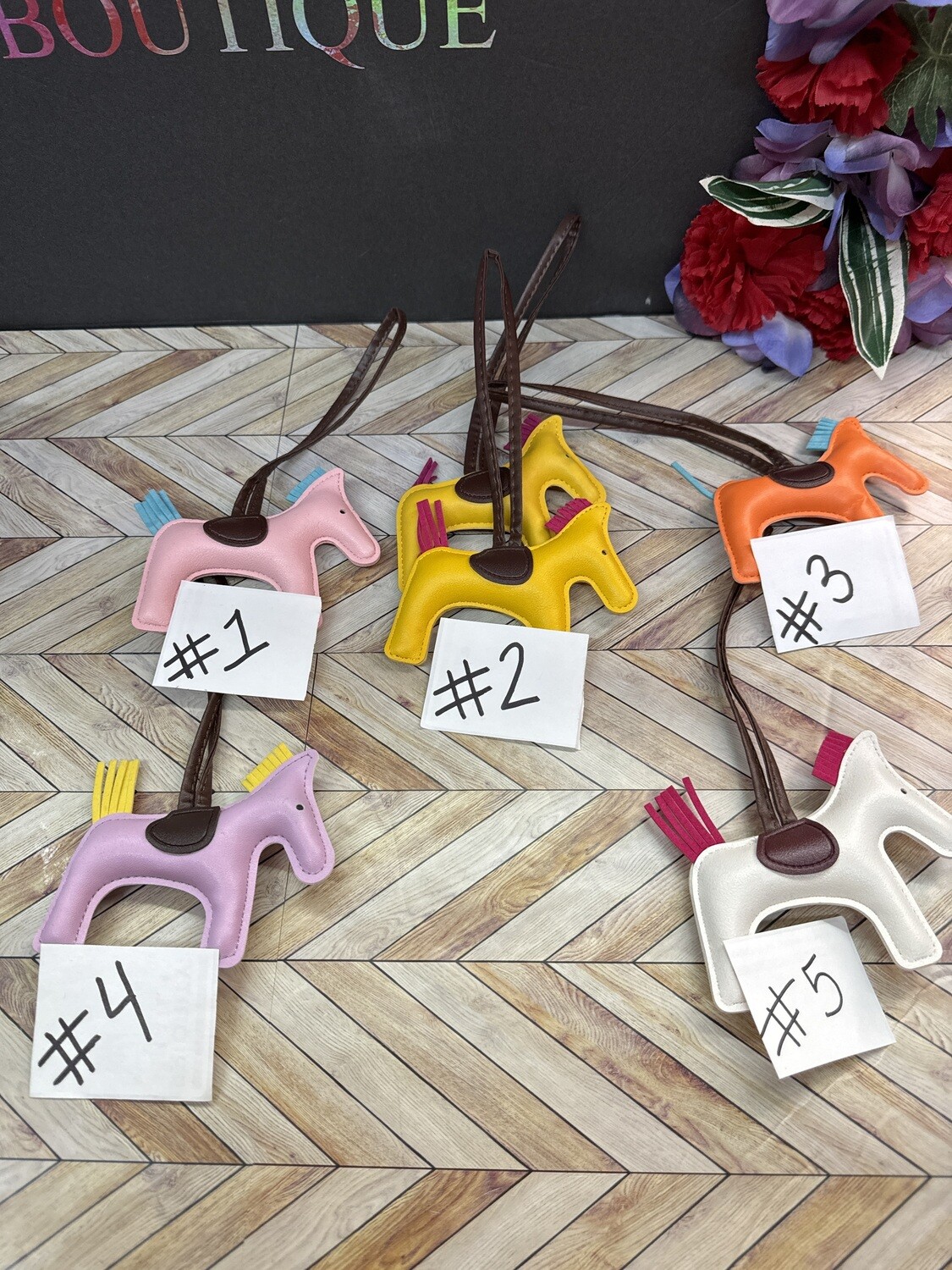 Purse horse charm