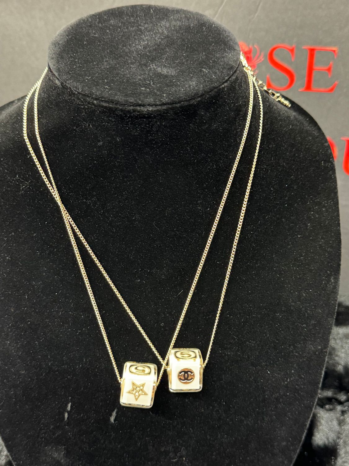 A1 quality- Dice necklace and earrings. These are 🔥