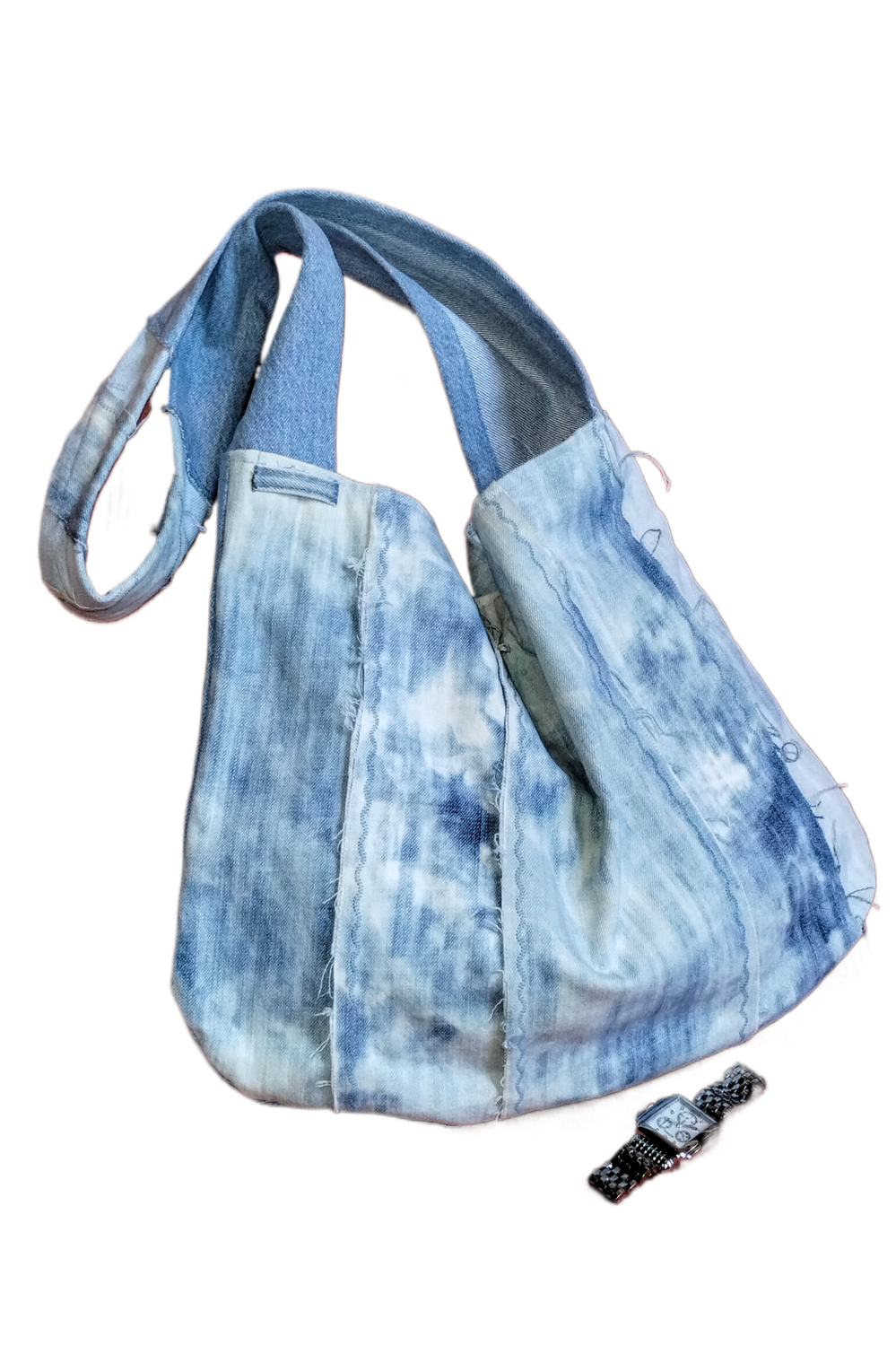 Sophia III - Hobo Tote (frayed)