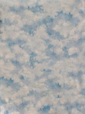 "Claude Monet Cloudy Day" 100% Premium Cotton Lining