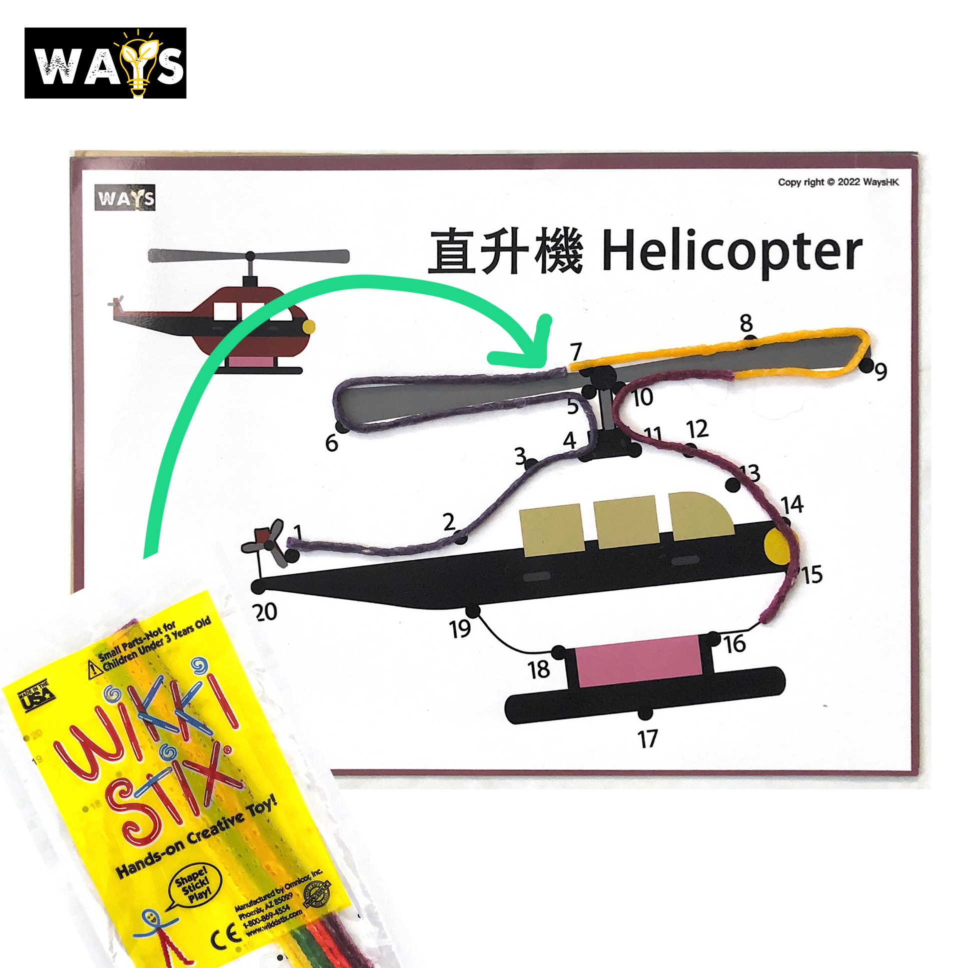 Wikki Stix Transportation Game Set