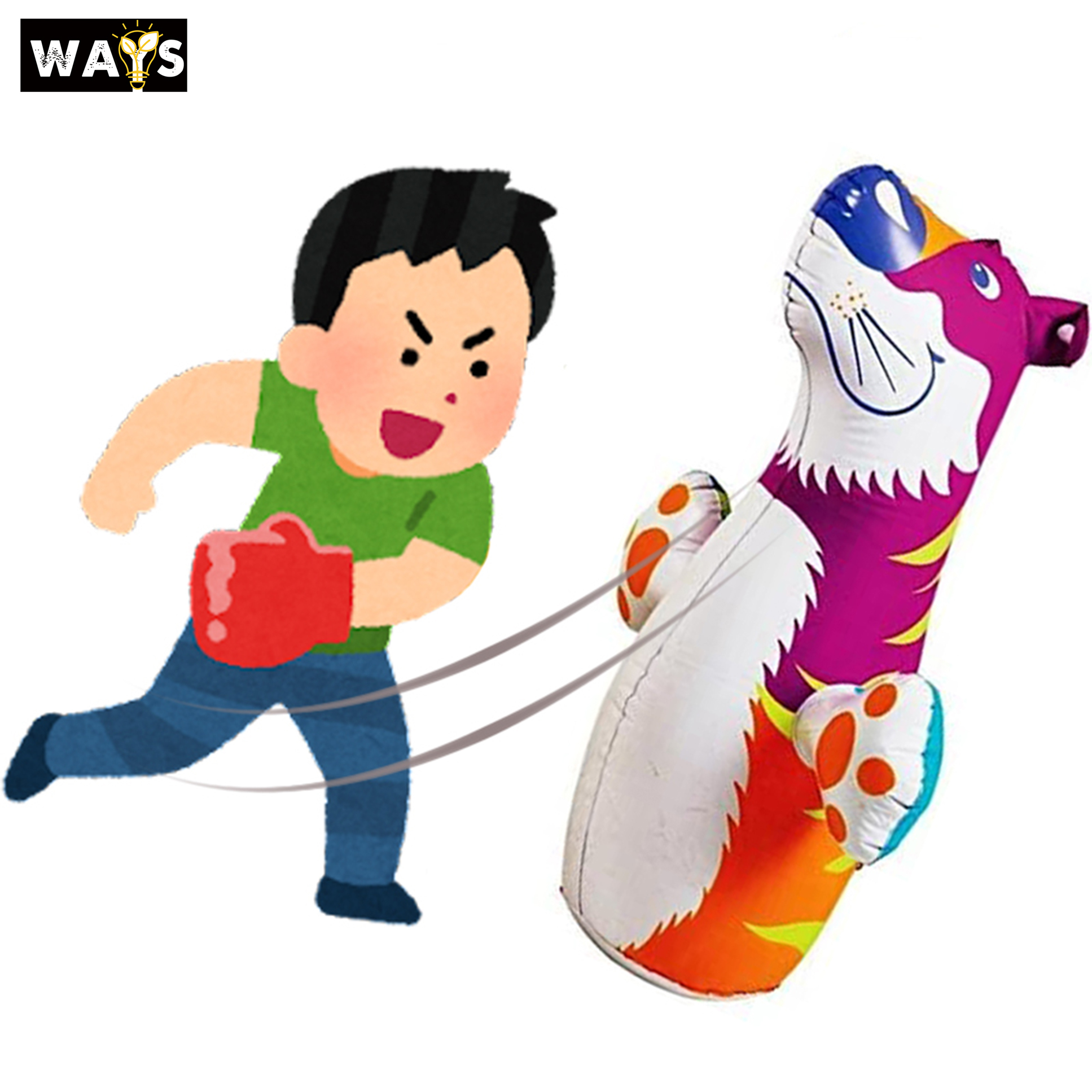 Inflatable Blow Up Punching Bag