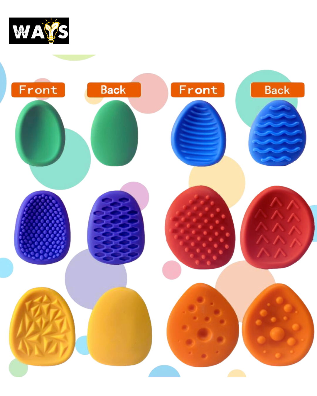 觸覺小石頭（6件）