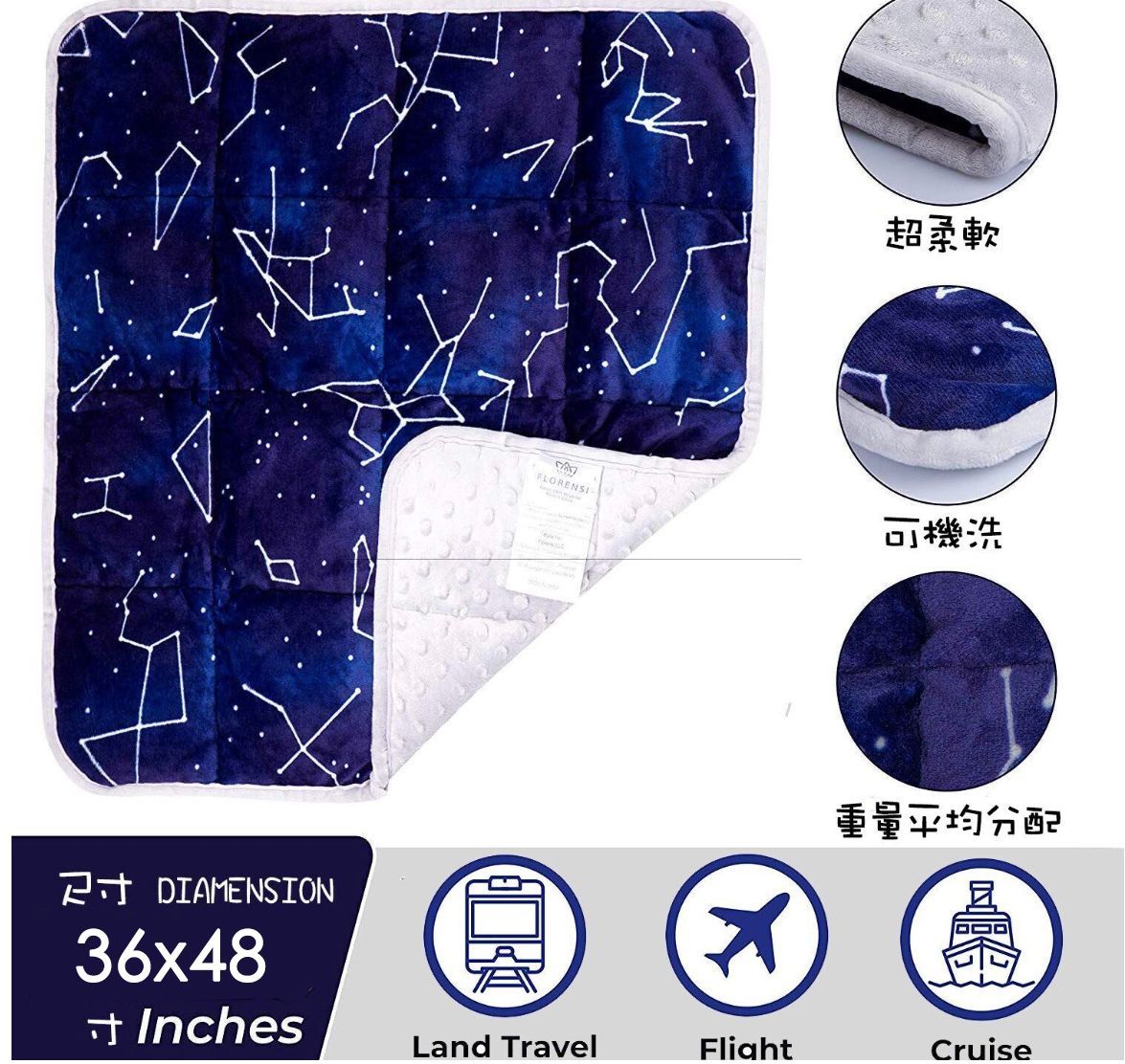 深層睡眠重力被(5磅)星空款