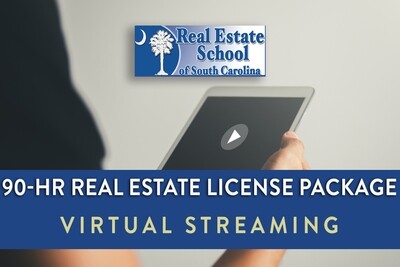 90-Hr Real Estate License Course Package- Virtual Streaming