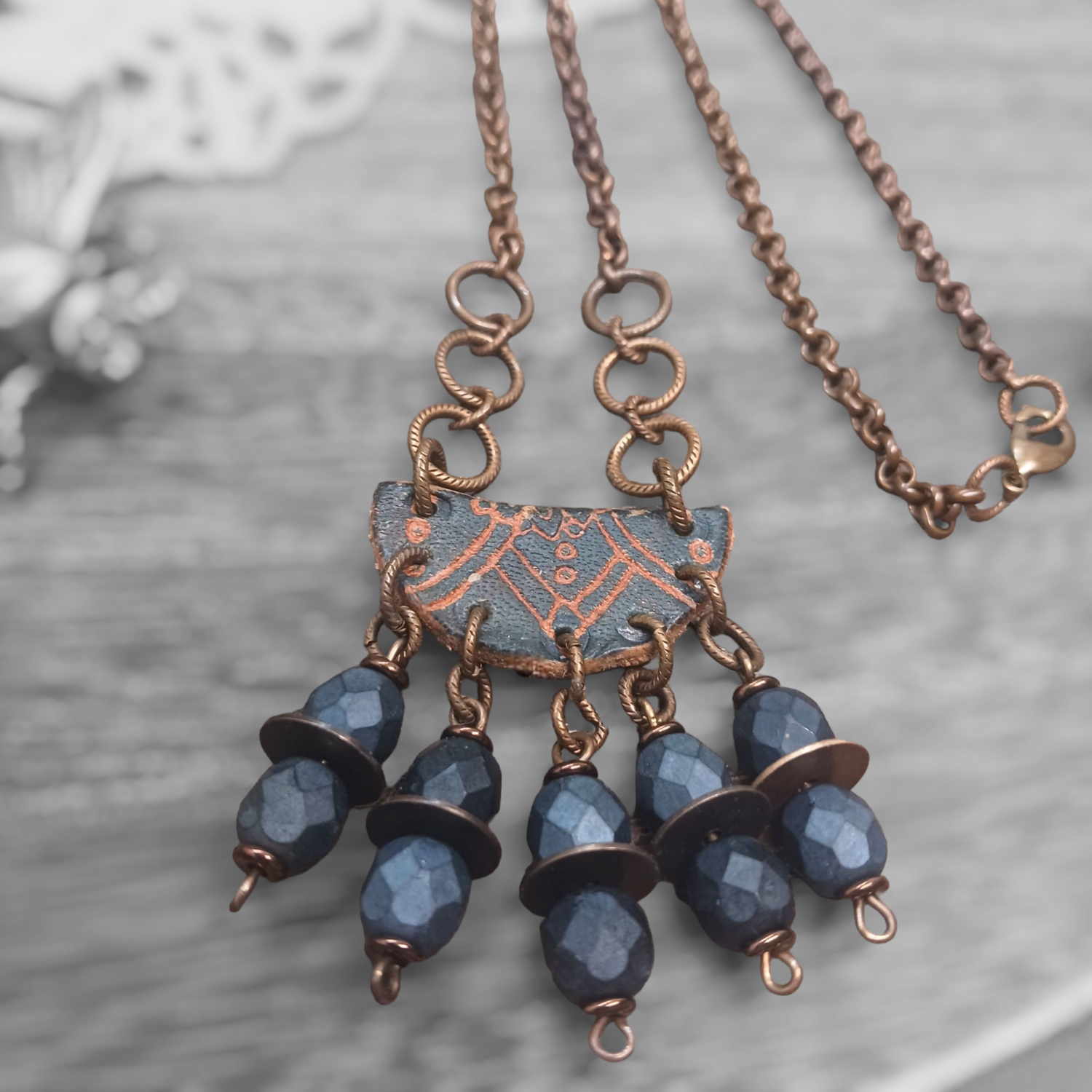 *Blythe* Boho Blues Necklace