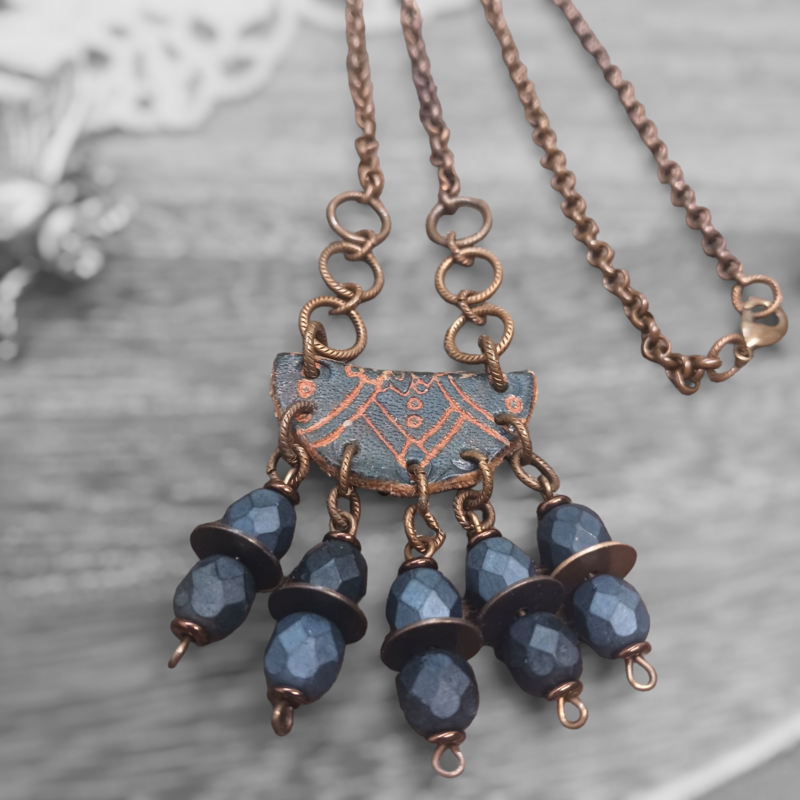 *Blythe* Boho Blues Necklace