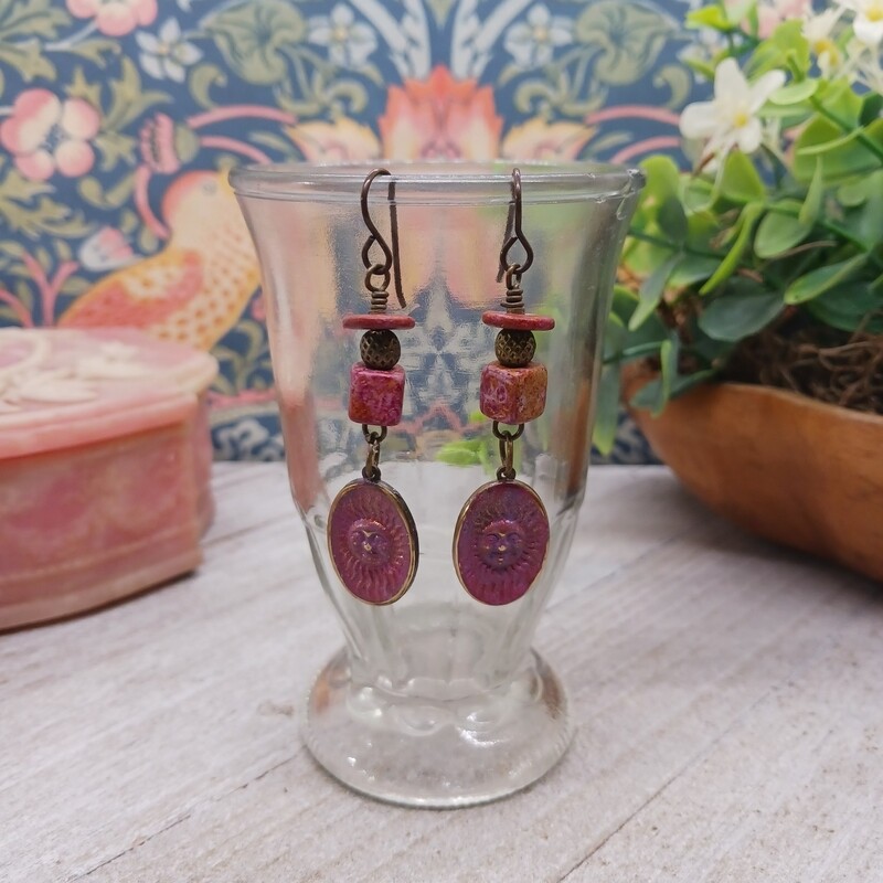 *Poppy* Celestial Sunset Earrings