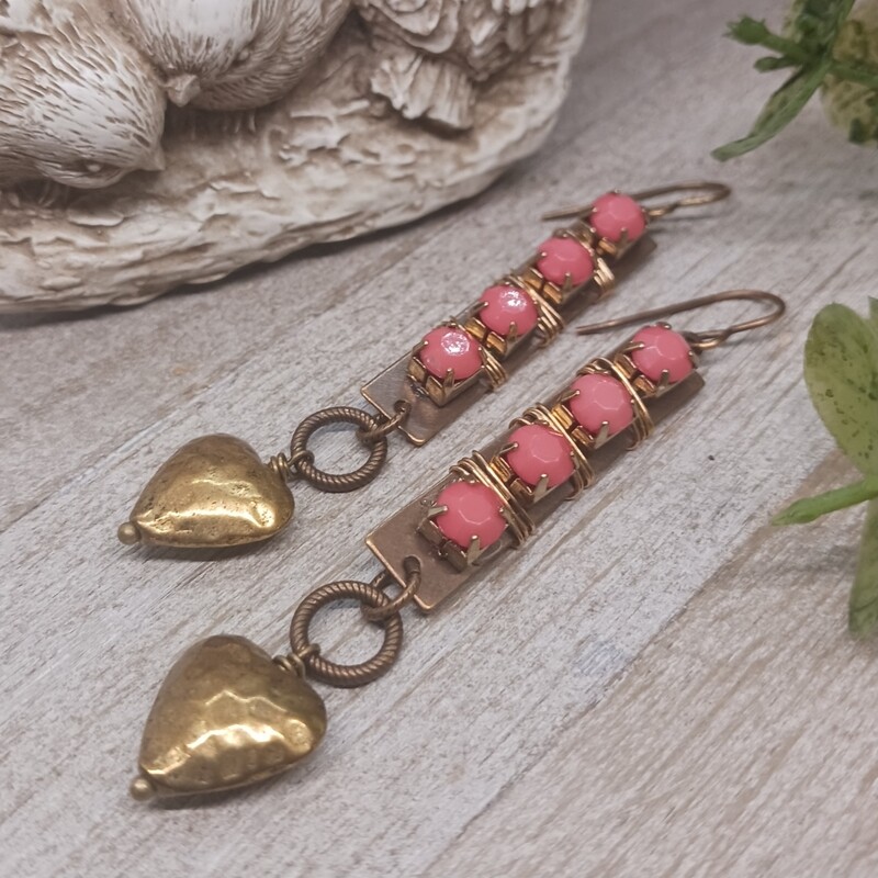 *Paris* Pink Lemonade Earrings
