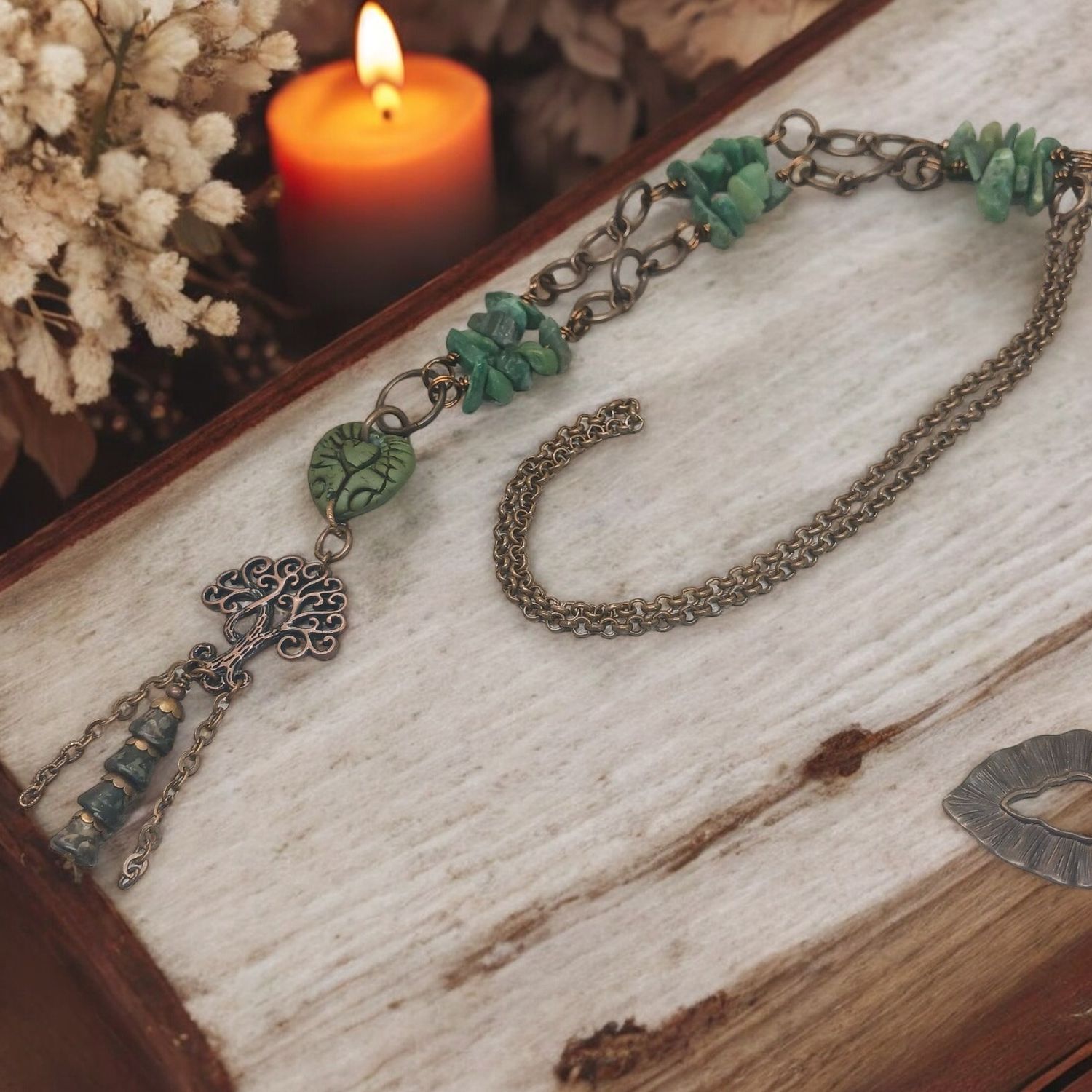 *Eden* Envious Heart Necklace