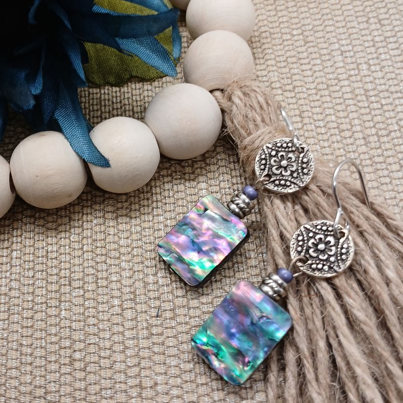 *Amalie* Abalone Earrings