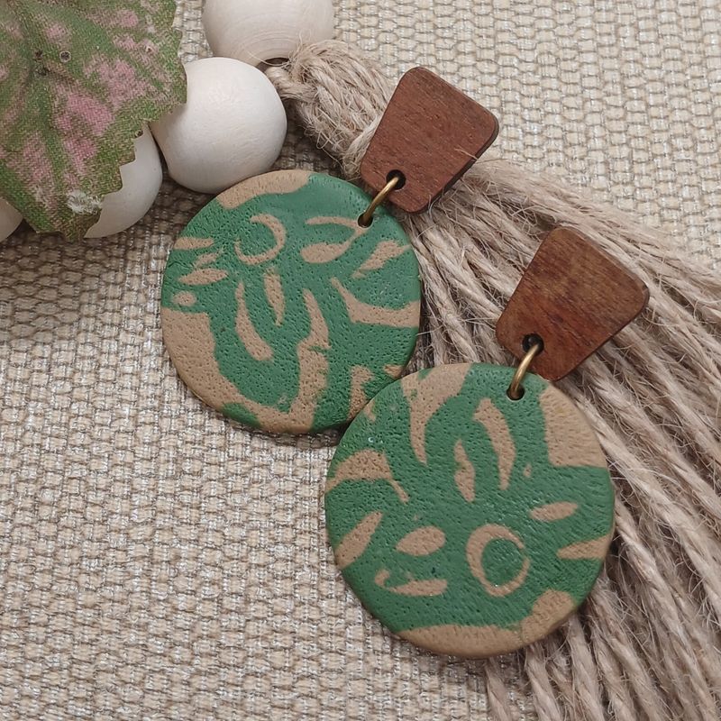 *Vivian&#39;* Verdant Blossom Earrings
