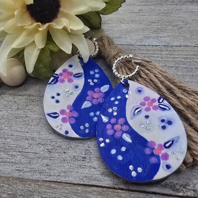 *Bailey* Boho Blues Earrings
