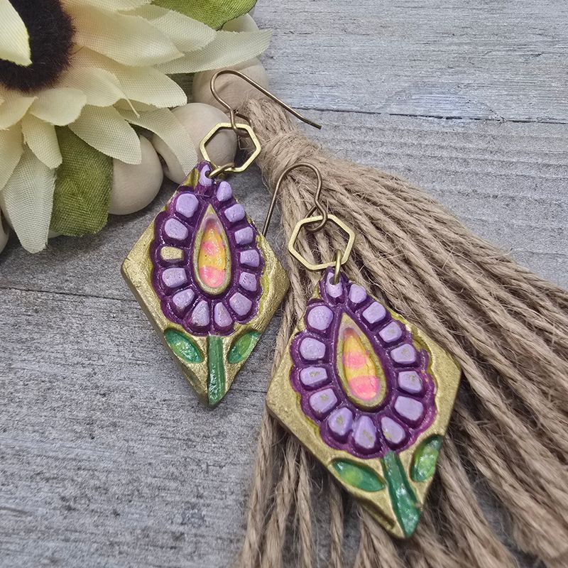 *Frankie* Funky Flower Earrings