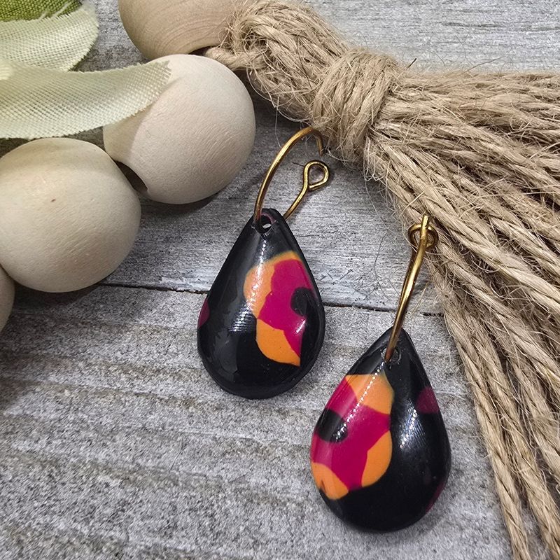 *Peony* Peekaboo Blossom Earrings
