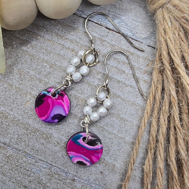 *Maeve* Midnight Magic Earrings