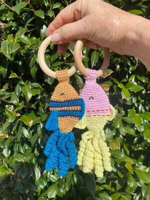 crochet KIT  CLEO et JOJO poisson sensoriel