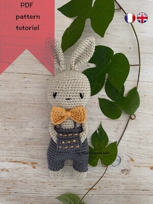 LEO le lapin avec son grelot, DIY