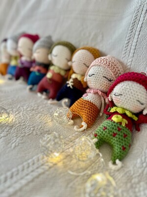 petit elf en crochet , LA décoration de Noël