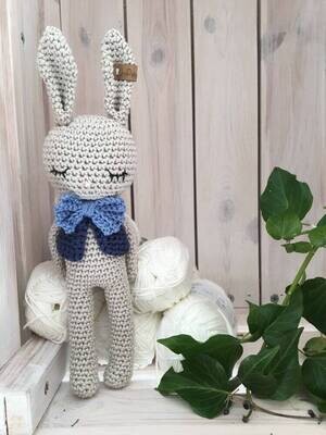 Lapin ALEX avec veste et noeud 