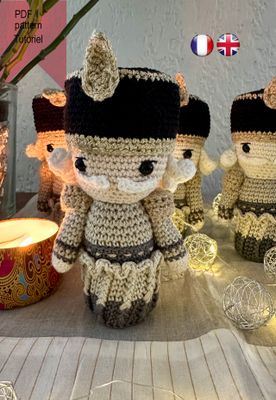 décoration Casse-Noisette en crochet