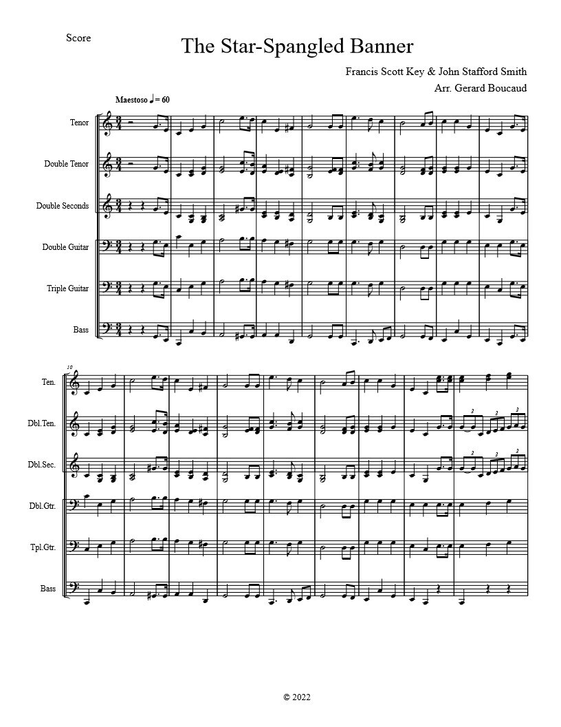 The Star-Spangled Banner Steel Orchestra Bundle