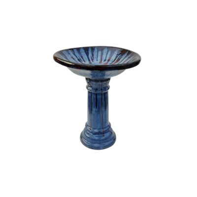 BIRD BATH GLAZED