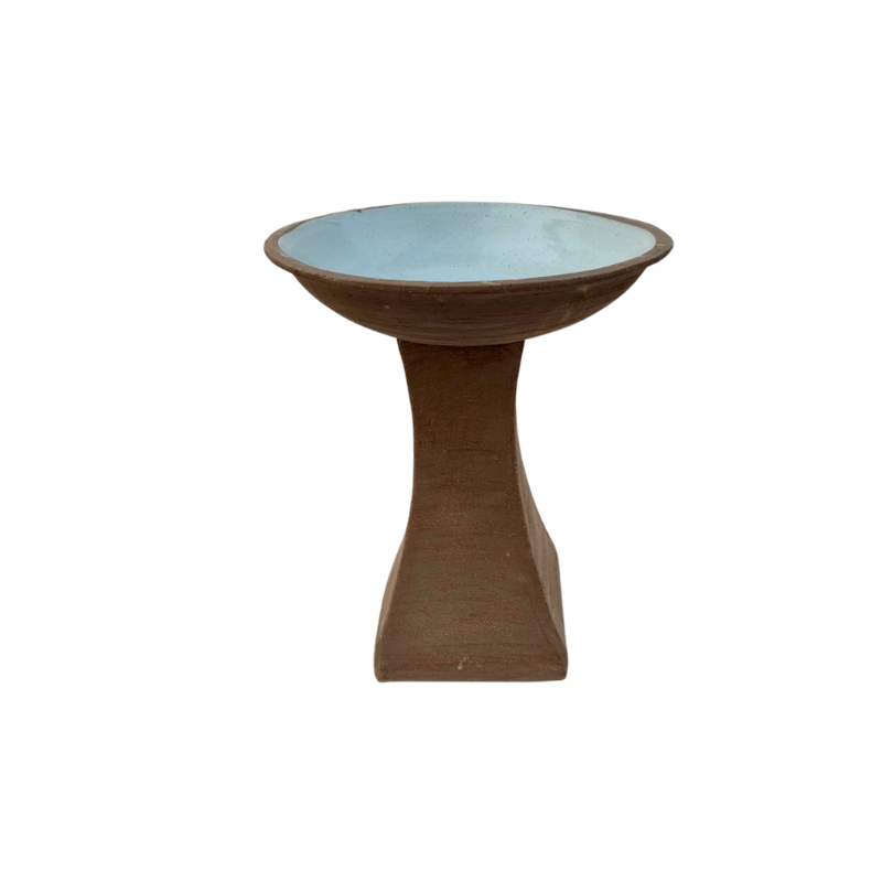 BIRD BATH WITH STONE