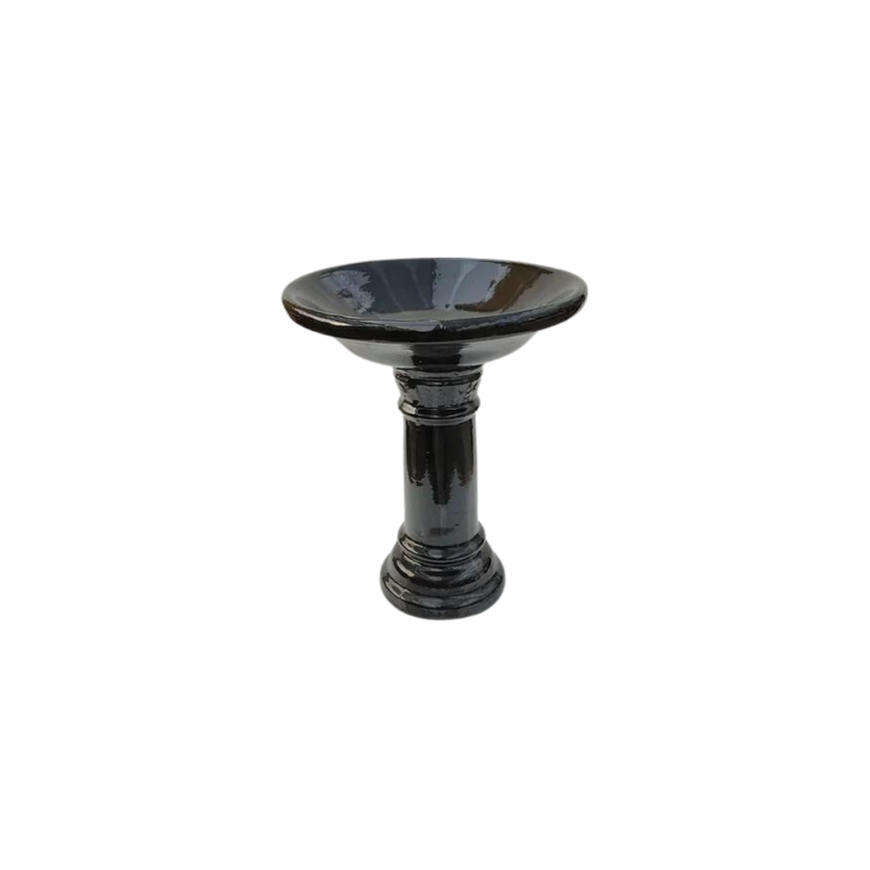 BIRD BATH GLAZED