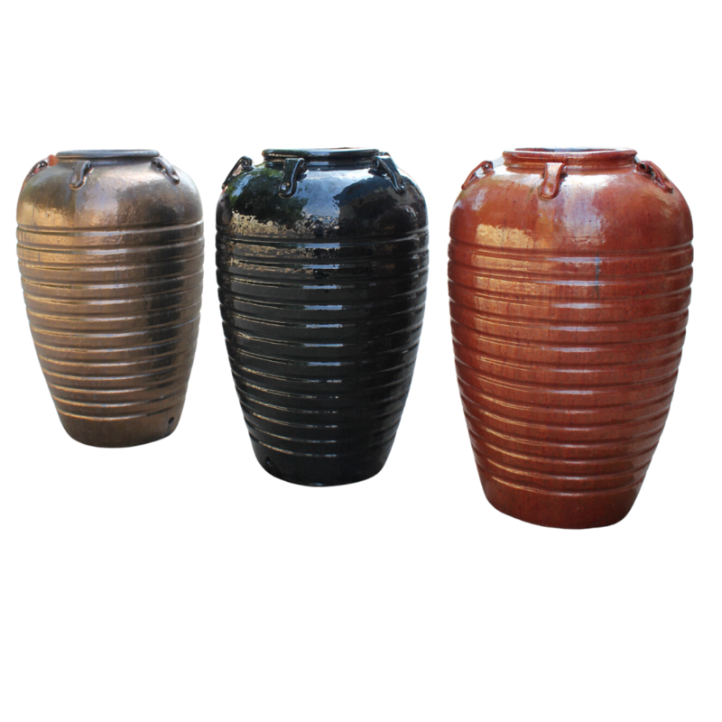 EGYPTIAN URN WITH LUGS