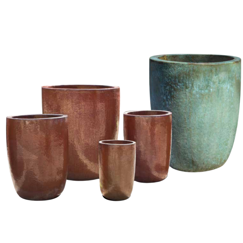 Tall U Planter Glazed