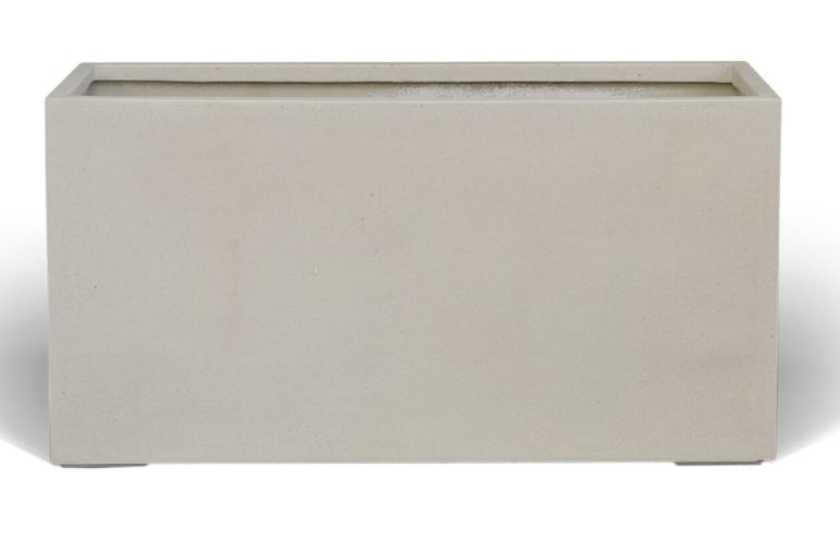 Oblong planter Biancalite