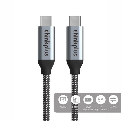 Cablu de încărcare rapidă PD 100W, 10Gbps, 8K, 60HZ, USB3.1, Gen2, tip C la tip C cablu USB