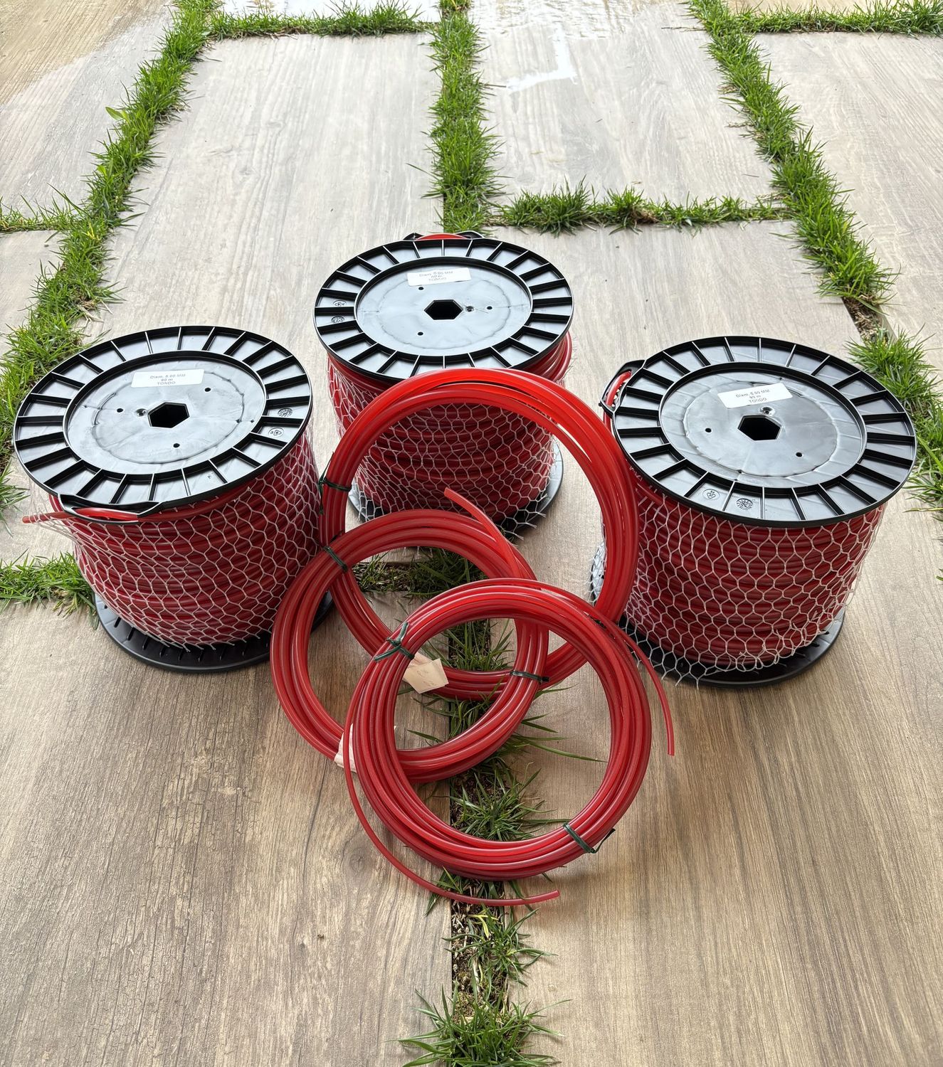 Rotolo intero filo tondo in Nylon da 4mm - 2Kg - 141 metri