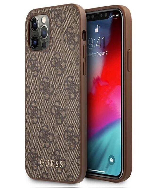 COQUE GUESS MARRON IPHONE 14 PRO LICENCE OFFICIEL