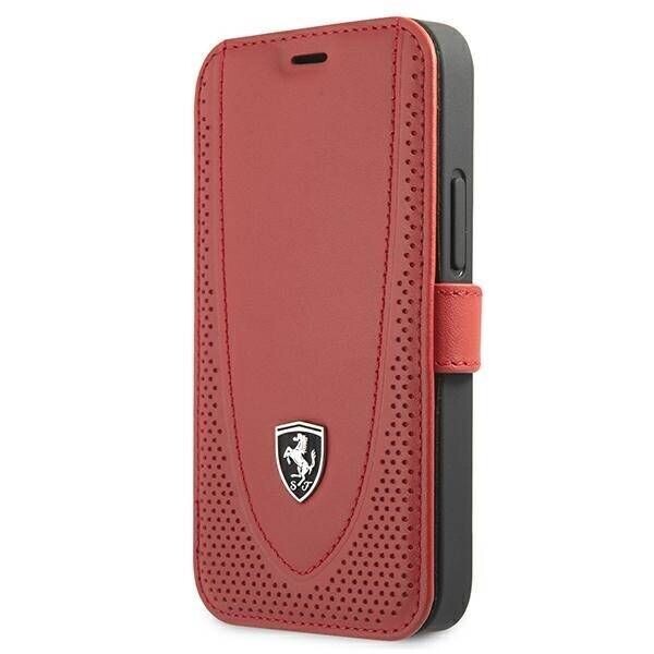 ETUI FERRARI CUIR NOIR IPHONE 12/12 PRO LICENCE OFFICIEL