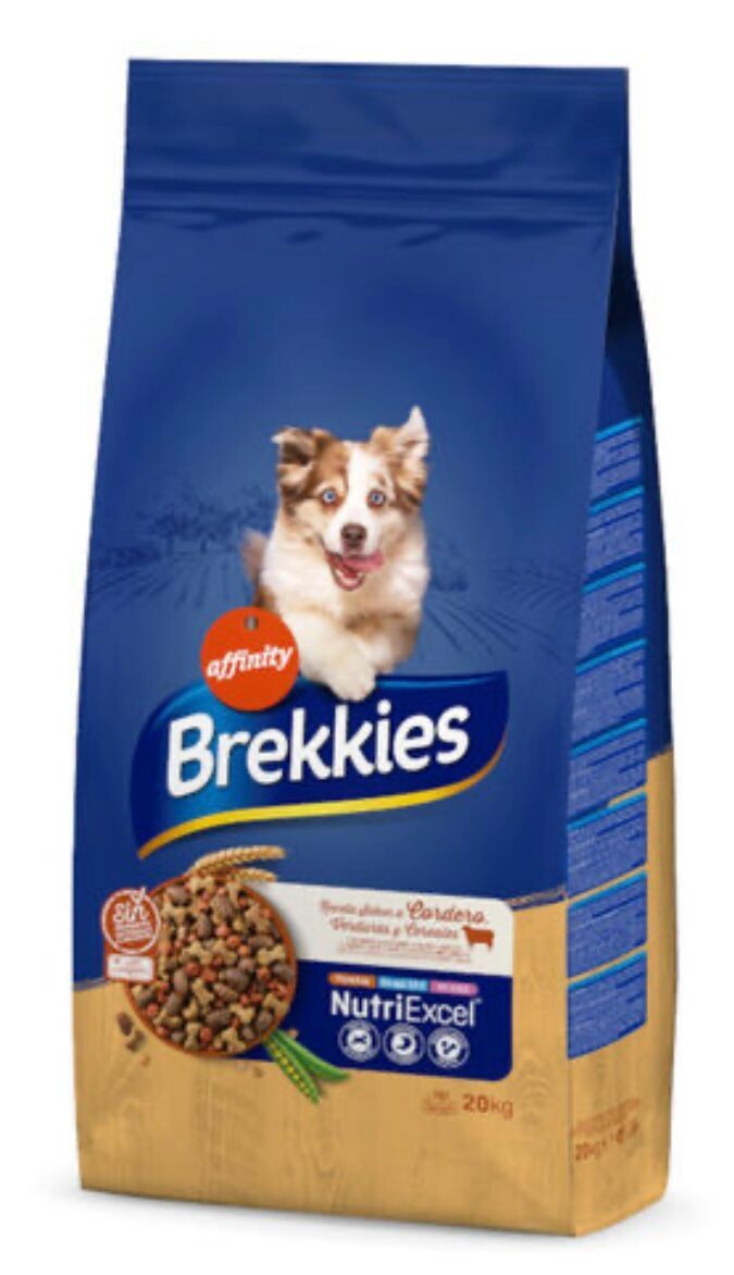 Brekkies excel cordero y arroz 20kg