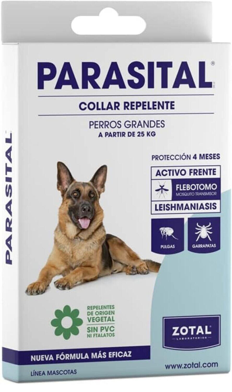 Parasital collar repelente perros grandes 72 cm